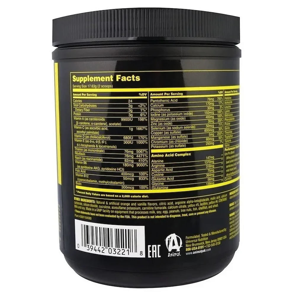 Animal Pak en Polvo 44 tomas Universal Nutrition