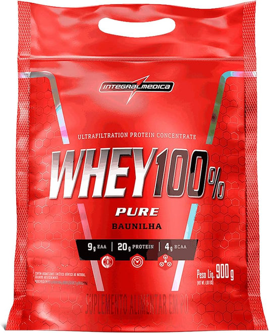Whey 100% Pure 900 Grs Integralmédica Proteína Importada Cookies & Cream