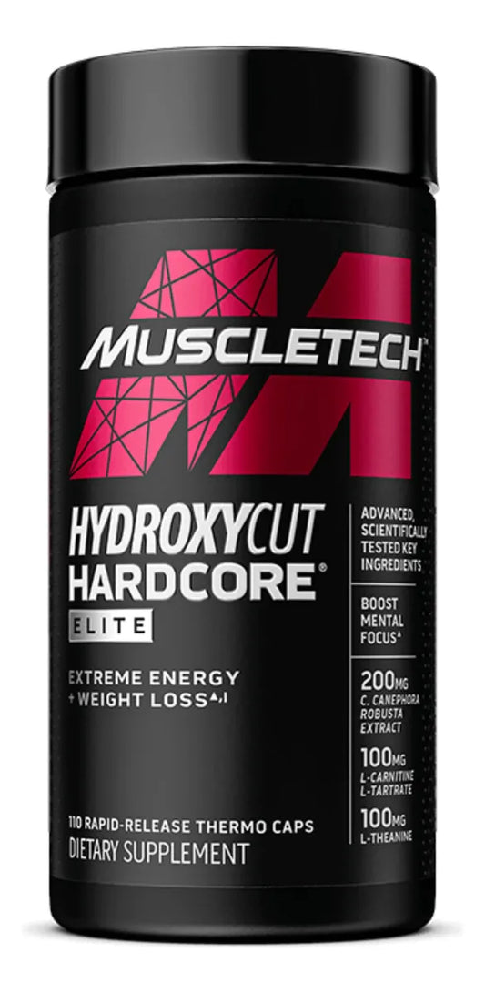 Muscletech Hydroxycut Hardcore Elite X 110 Caps Quemador Usa