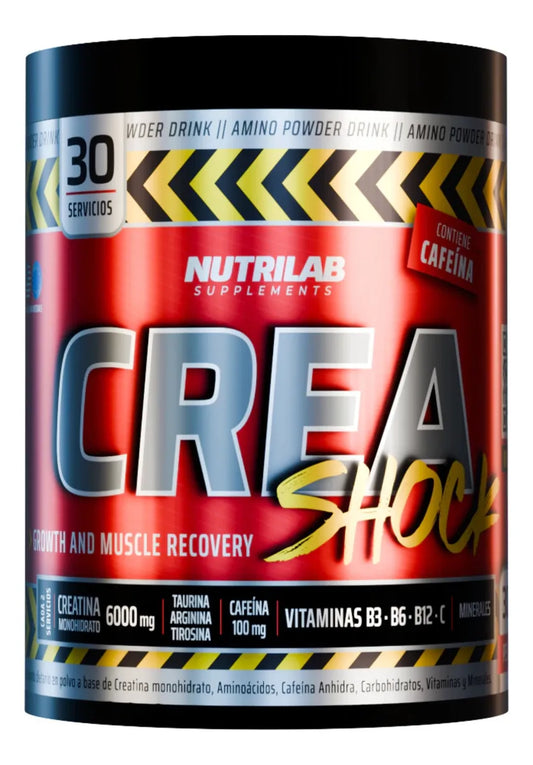 Crea Shock Nutrilab 300grs Con Cafeina Sabor Naraja Dulce Sabor Naranja Dulce Legend