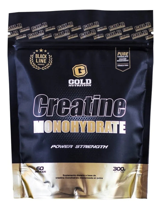 Creatina Monohidrato Gold Nutrition Creatina Micronizada Sabor Neutro 300 G