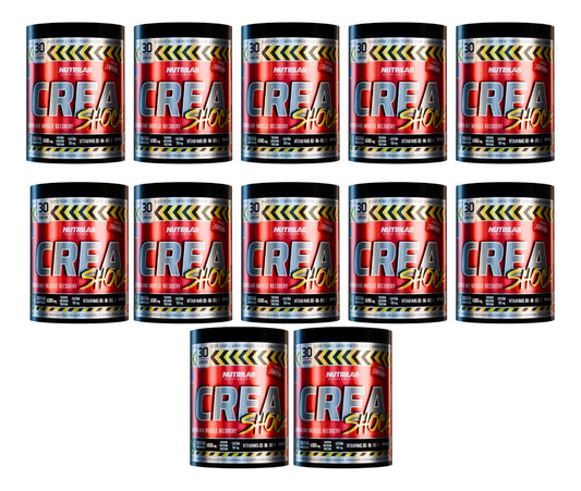 X12u Crea Shock X300gr - Nutrilab Taurina, Arginina, Leucina