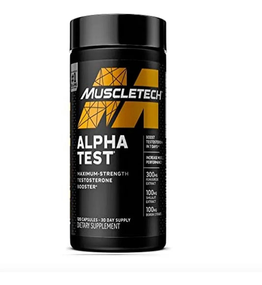 Alpha Test Muscletech - X 120 Caps - Usa - Musclefitnezz