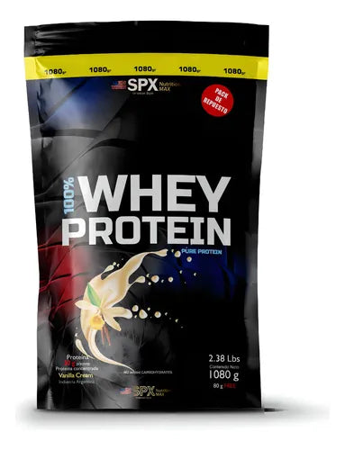 Whey Protein 100% Spx Nuevo Envase Doypack 1080gr