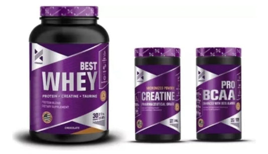 Combo xtrenght proteina 1kg + bcaa + creatina